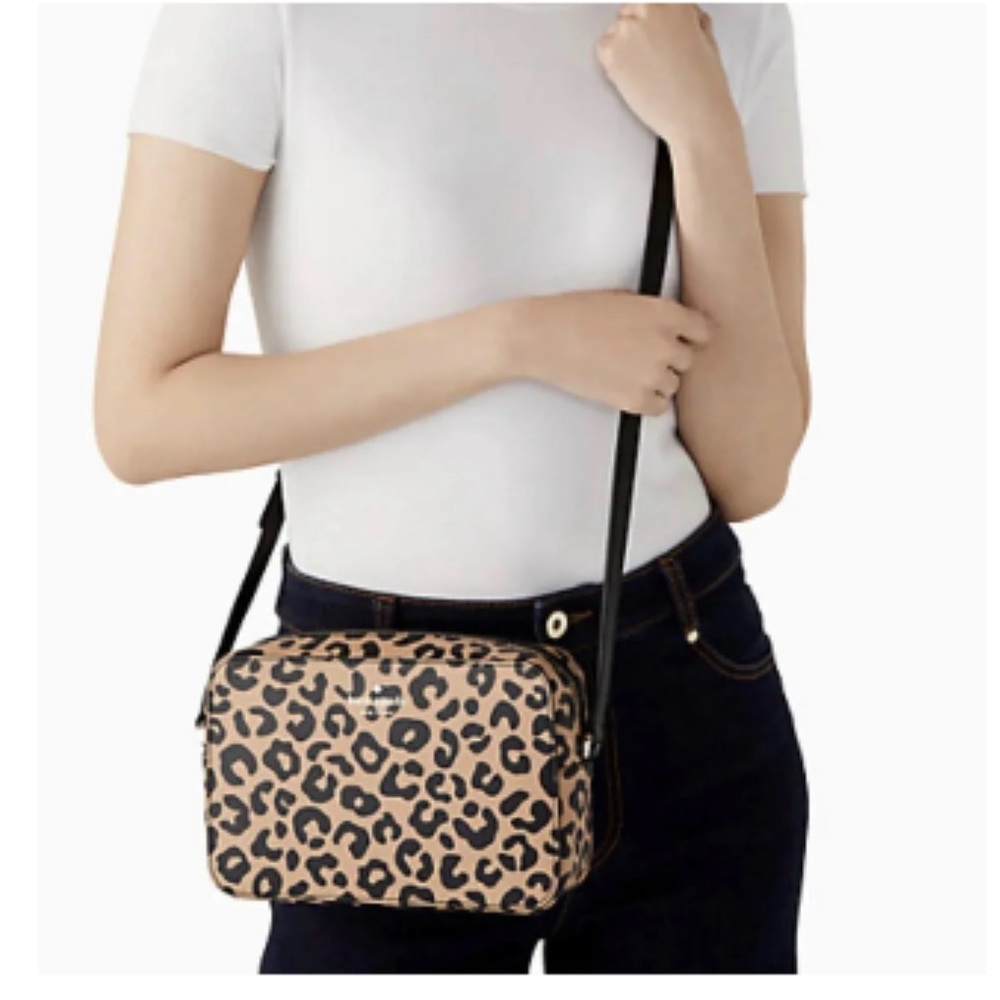 Kate Spade Harper Leopard Crossbody Purse